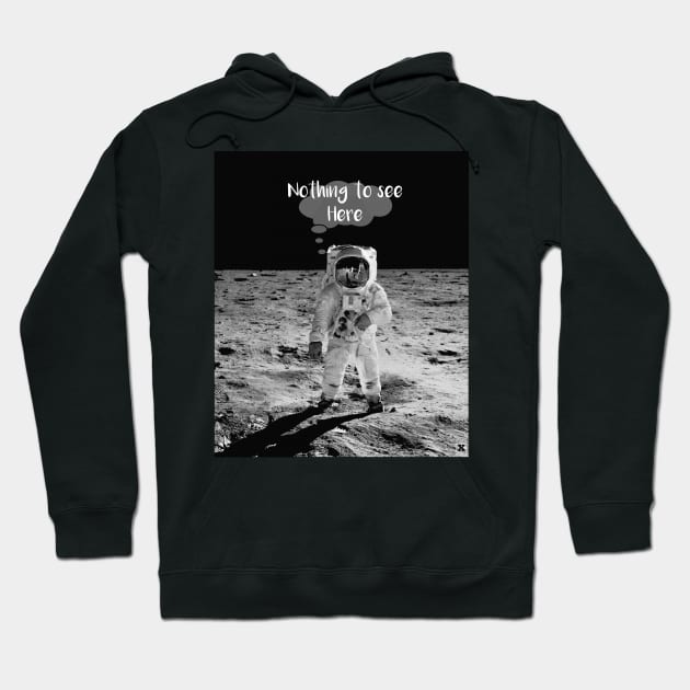 Spaceman Crypto Zombies Full Moon Aliens Hoodie by PlanetMonkey